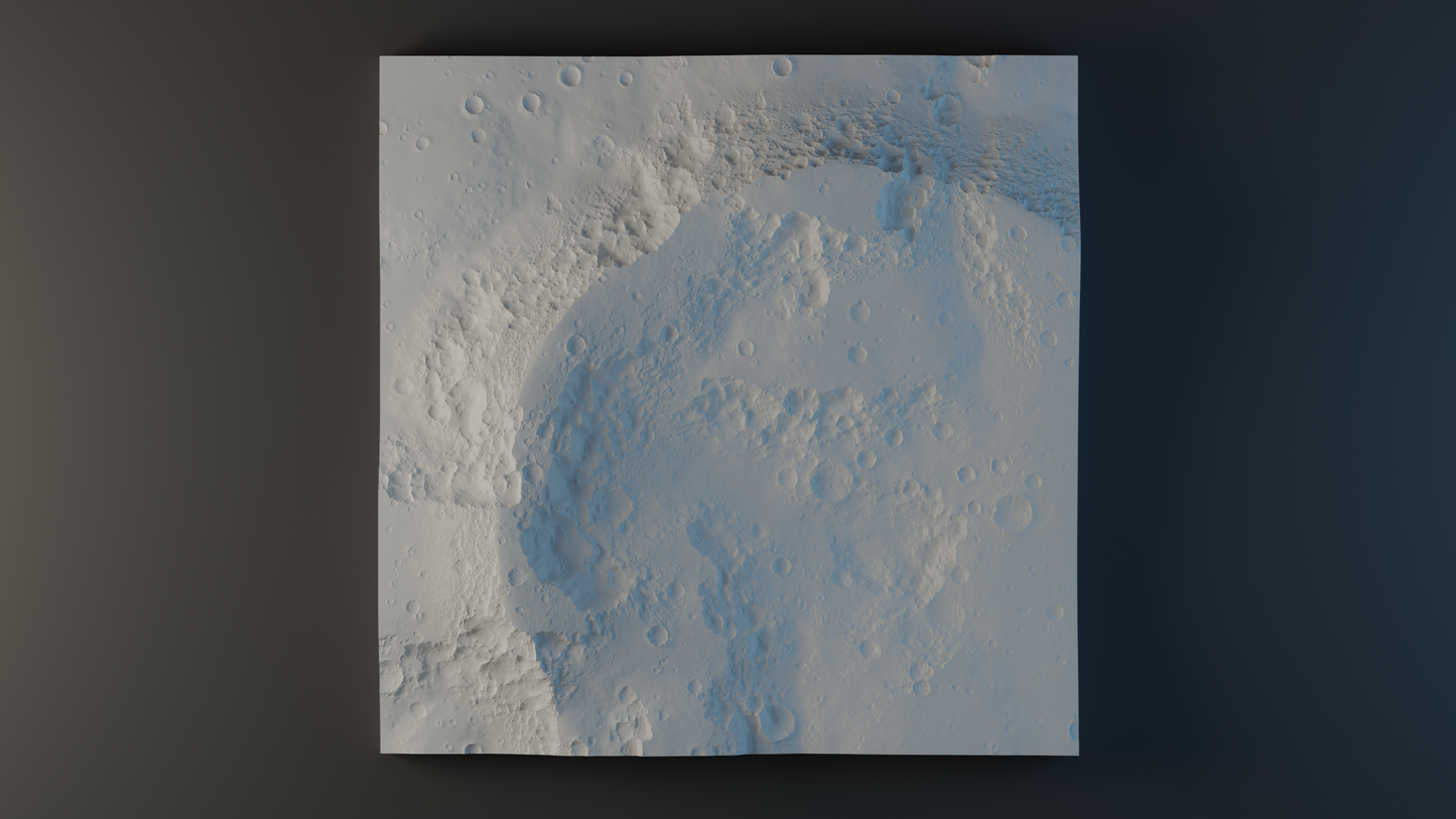 Highly Detailed Moonscape Terrain Models.