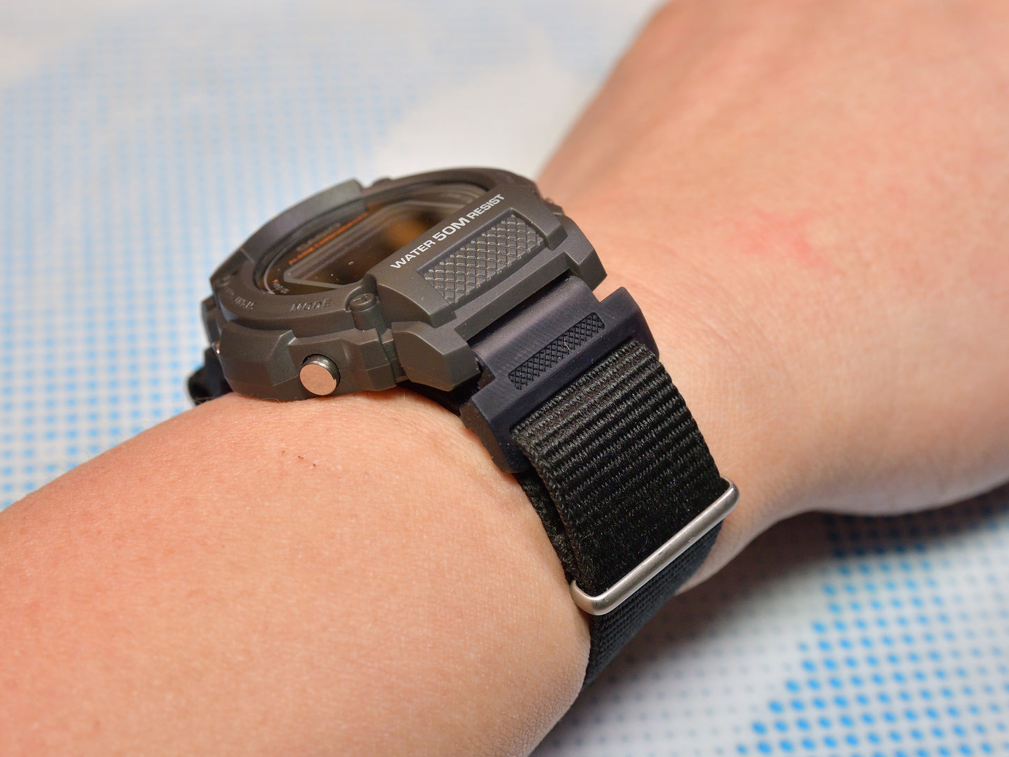 Tough Resin Strap Adapter For Casio AE1000, W218H, W219H, And Similar Models