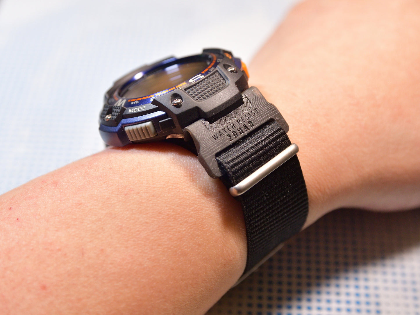 Resin Watch Adapter for Casio SGW-100 Twin Sensor Digital Watch