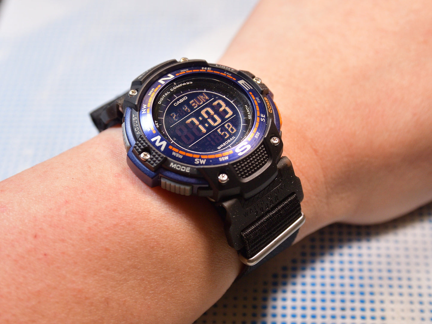 Resin Watch Adapter for Casio SGW-100 Twin Sensor Digital Watch