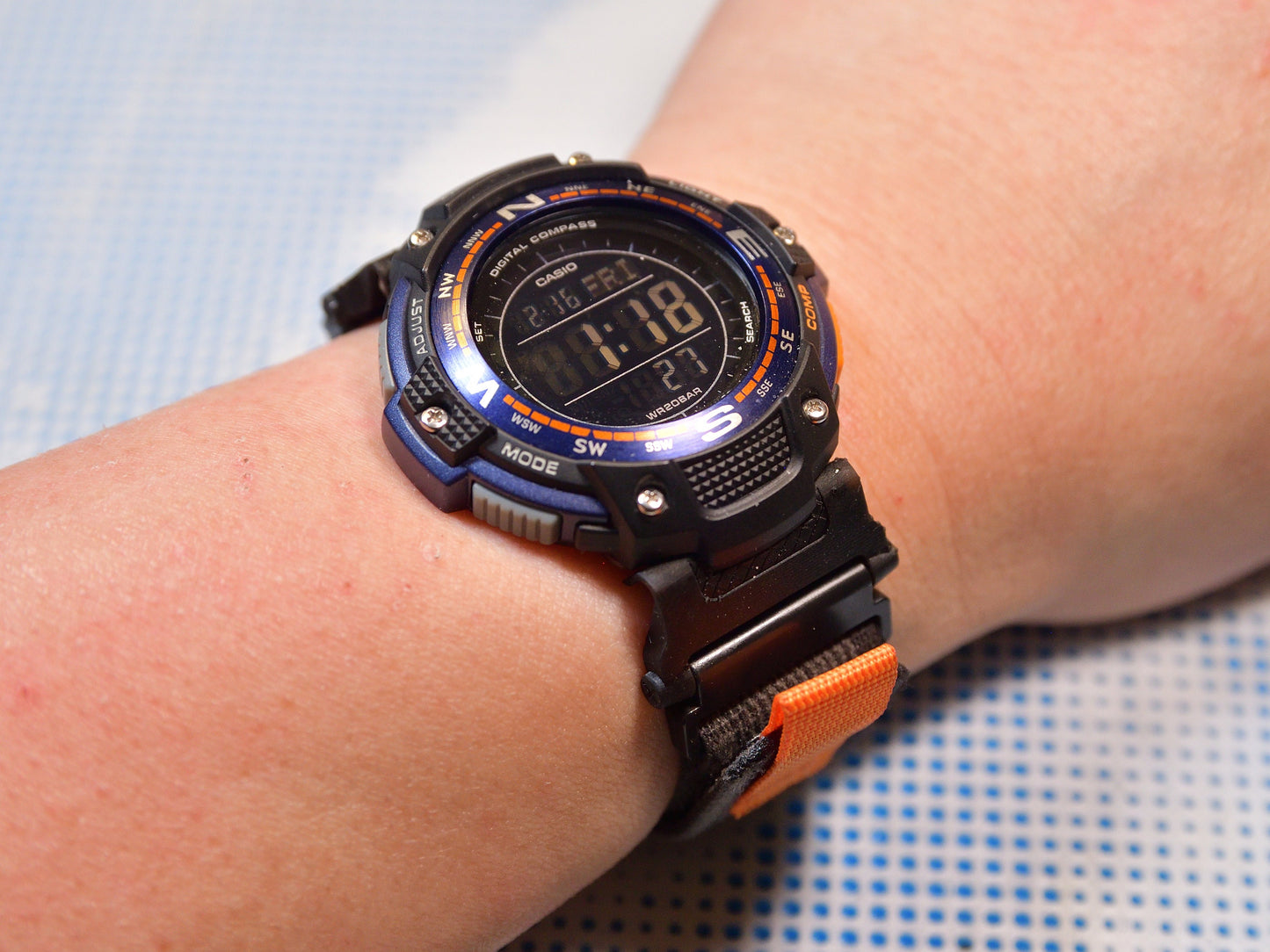 Resin Watch Adapter for Casio SGW-100 Twin Sensor Digital Watch
