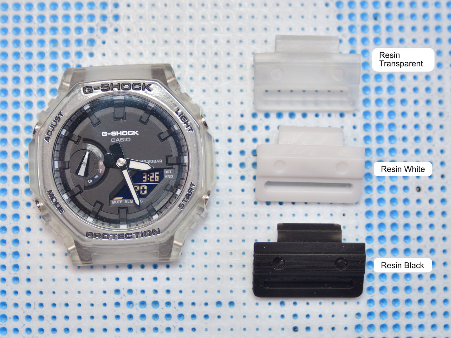 Tough Resin Strap Adapter For G-Shock GA2100, GAB2100, GMB2100, GM2100, GMAS2100, GMS2100 Series