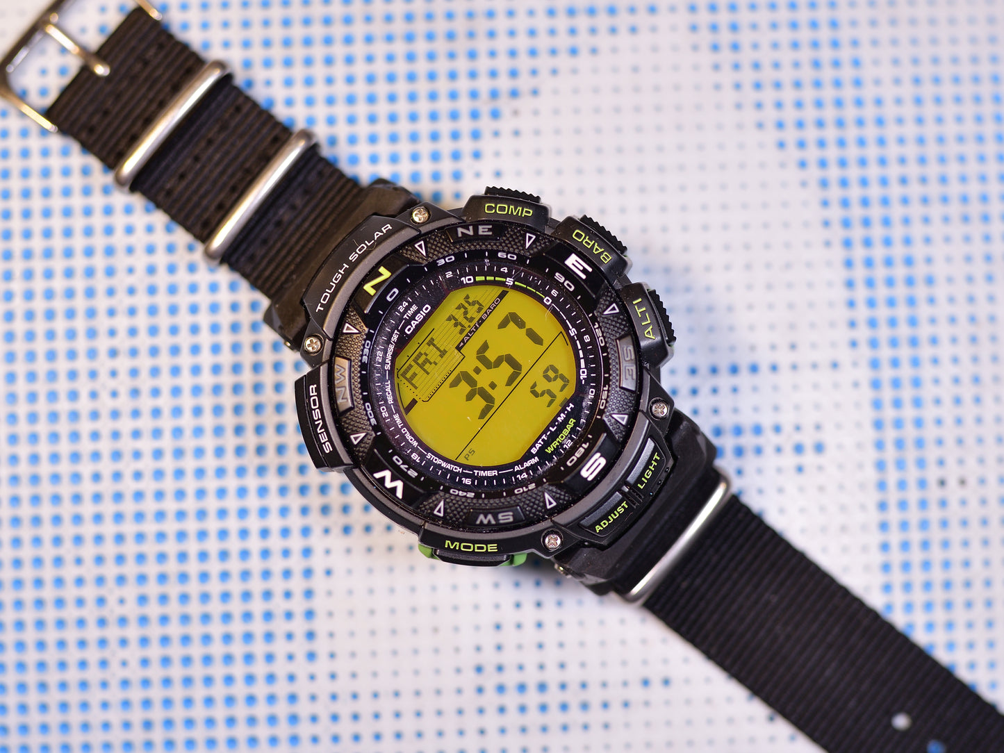 Tough Resin Watch Adapter for ProTrek PAG240 - Strap Converter