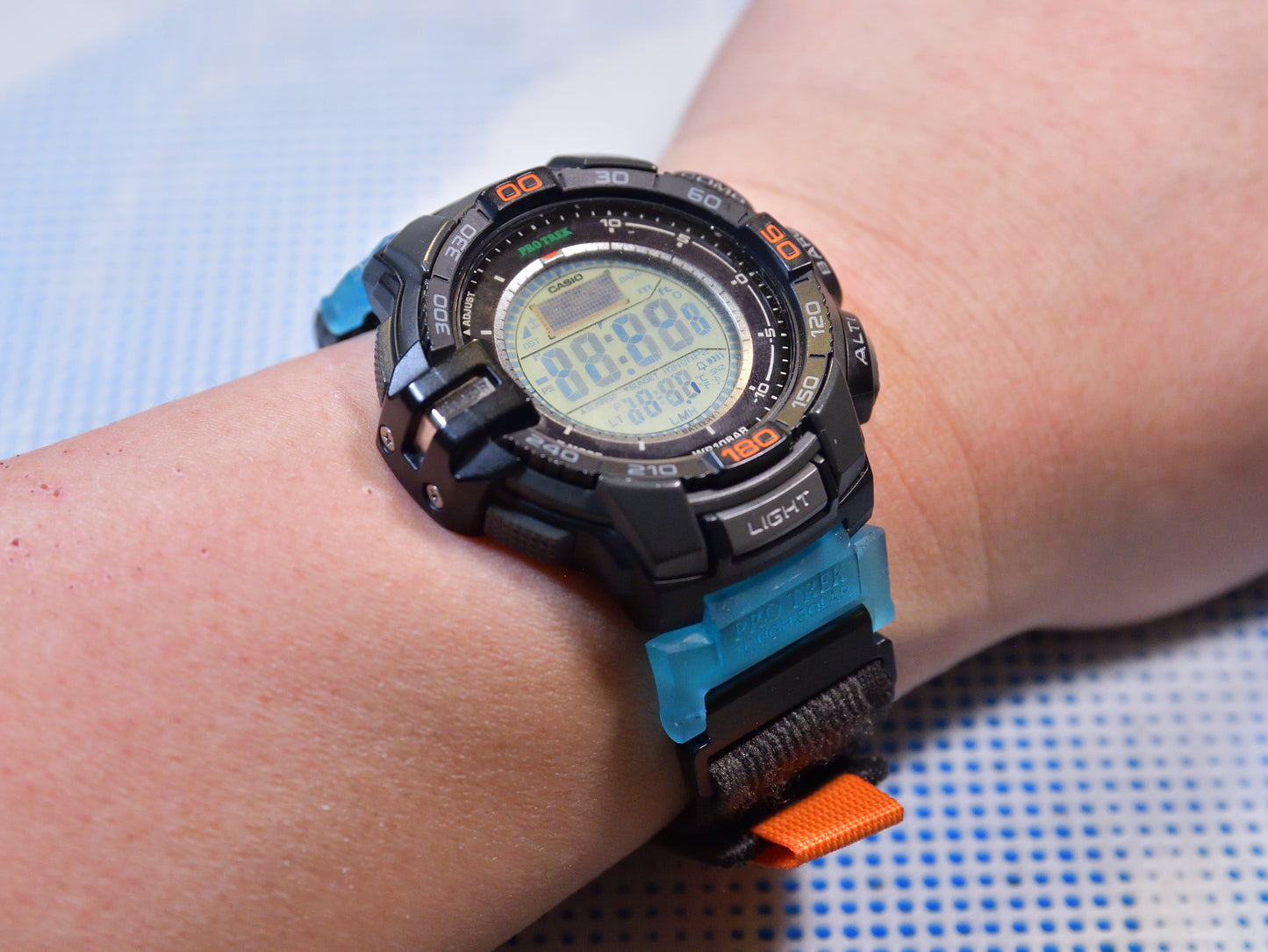 Factory Style Tough Resin Printed Strap And Band Adapter For Pro Trek PRG-270