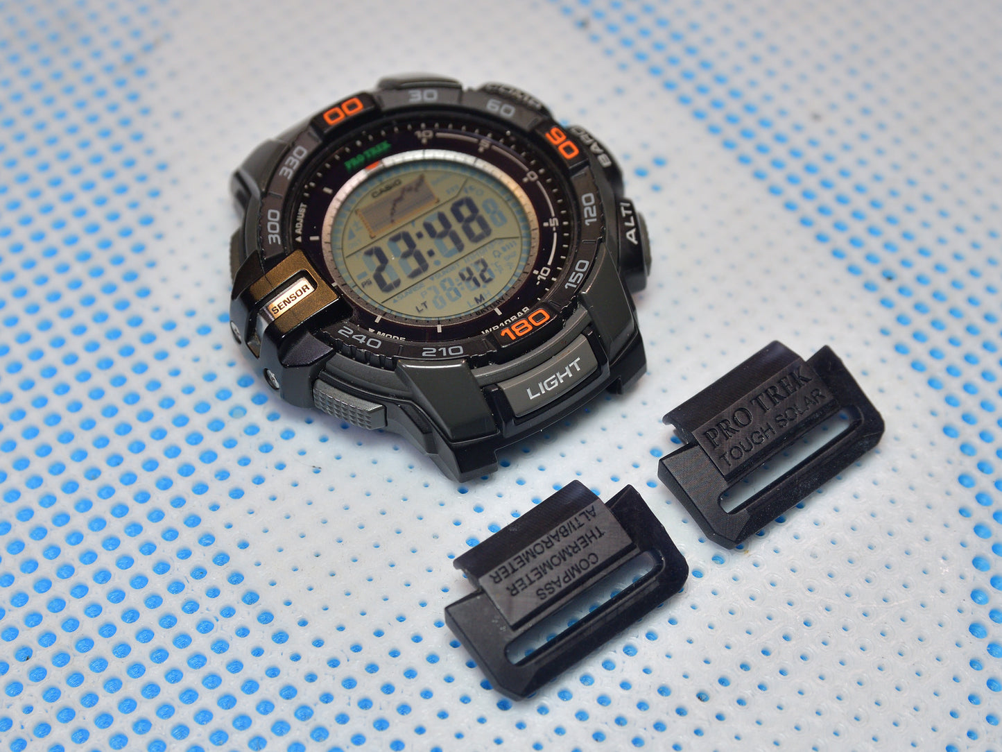 Factory Style Tough Resin Printed Strap And Band Adapter For Pro Trek PRG-270