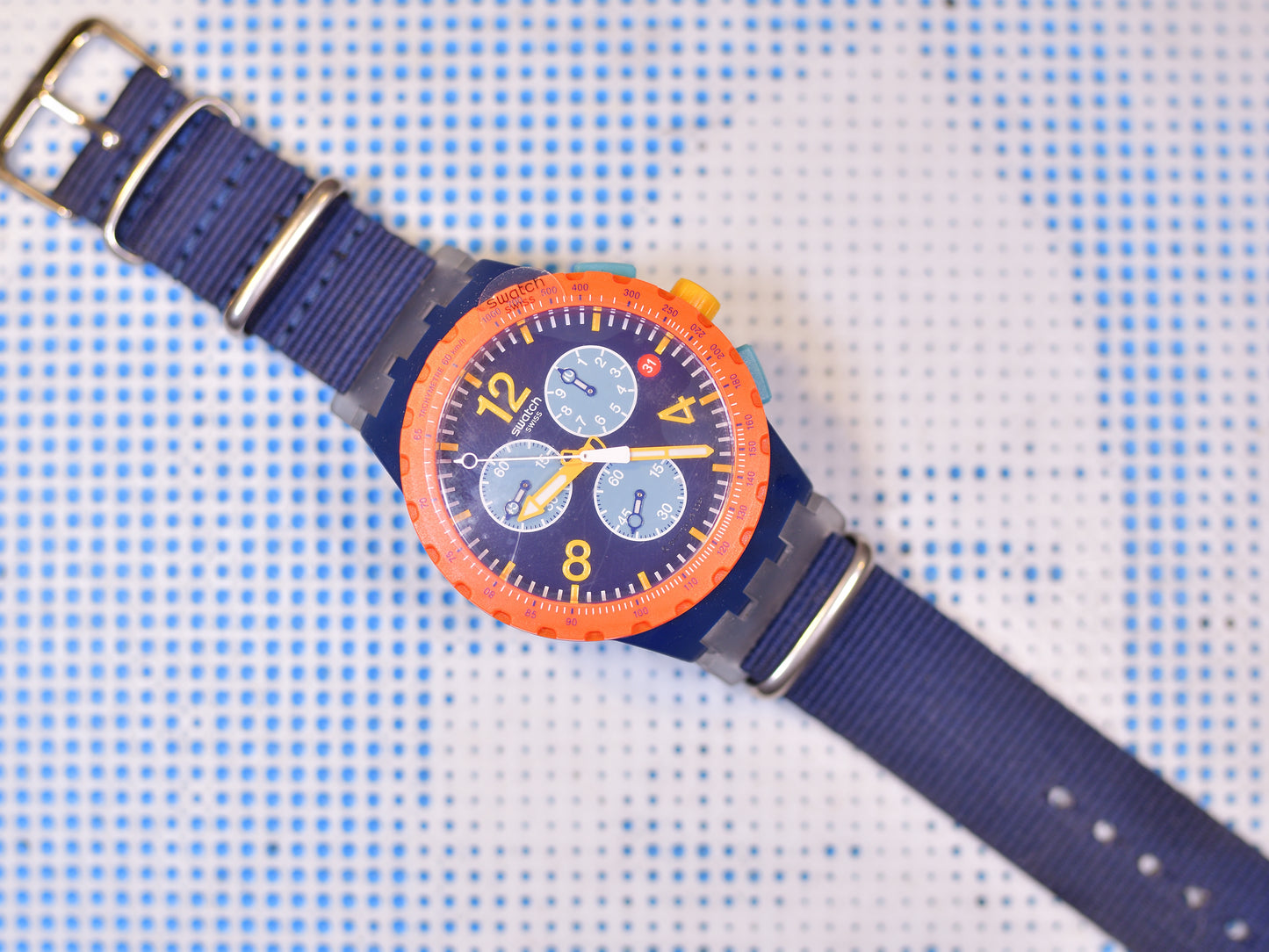 Watch Strap Adapter for Swatch SUSI400 Chrono 42mm or Similar style watches