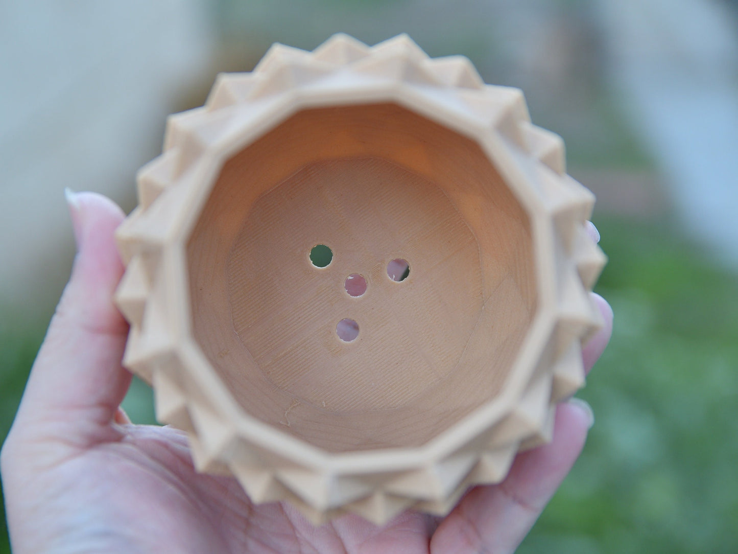 Pine Cone Pattern Planter Pot for Succluent or Baby Cactus