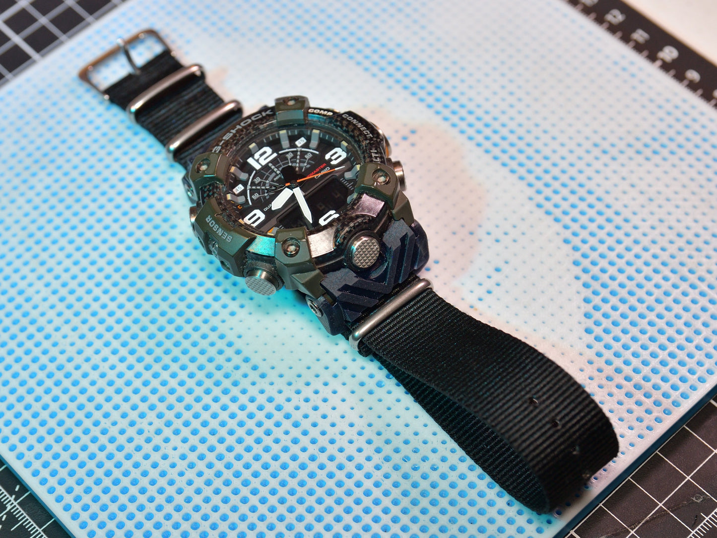 Tough Resin Strap & Band Adapter For G-shock Tactical Mudmaster GGB100 -Printed with Engineering Grade Tough Resin