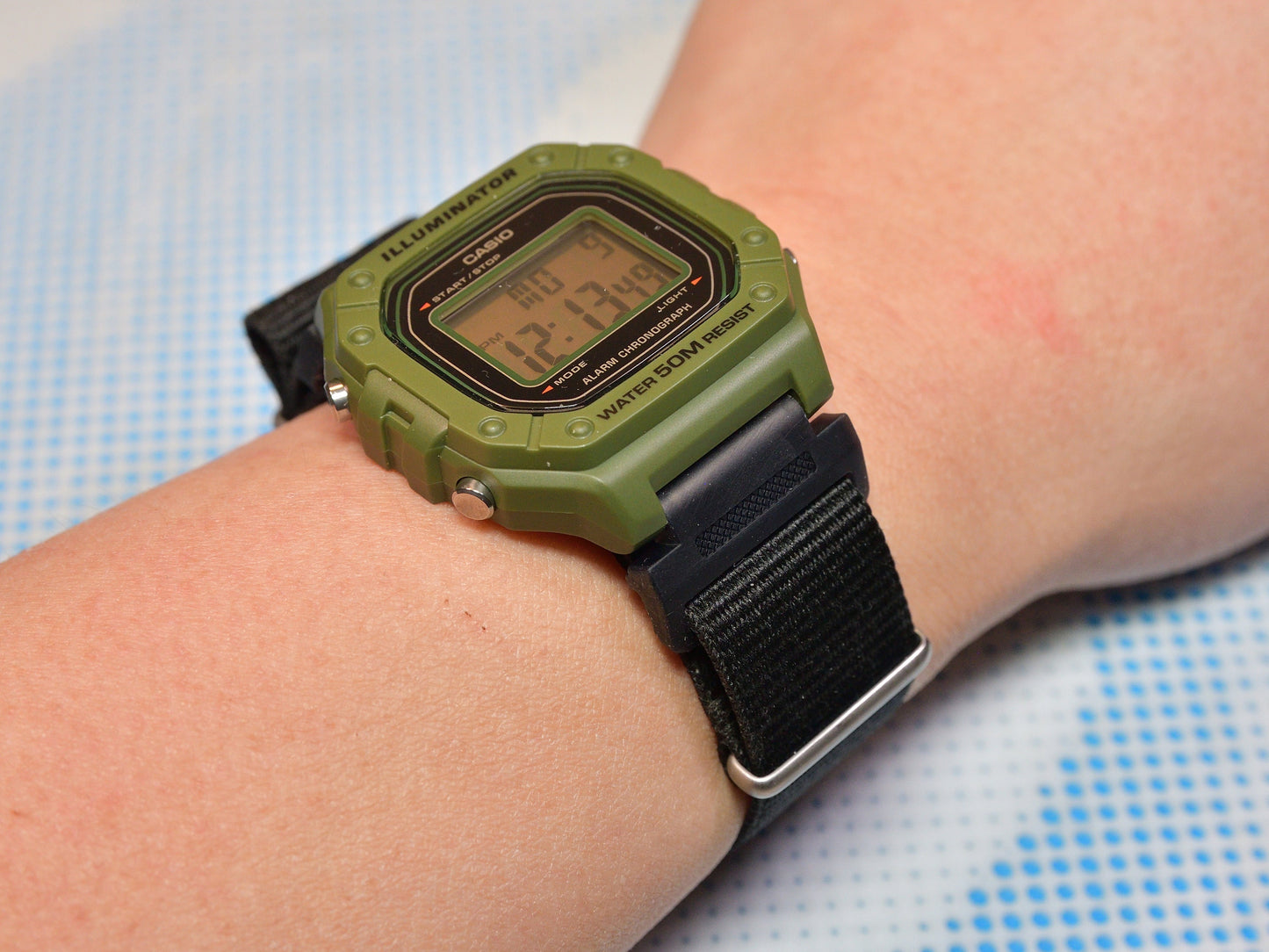 Tough Resin Strap Adapter For Casio AE1000, W218H, W219H, And Similar Models