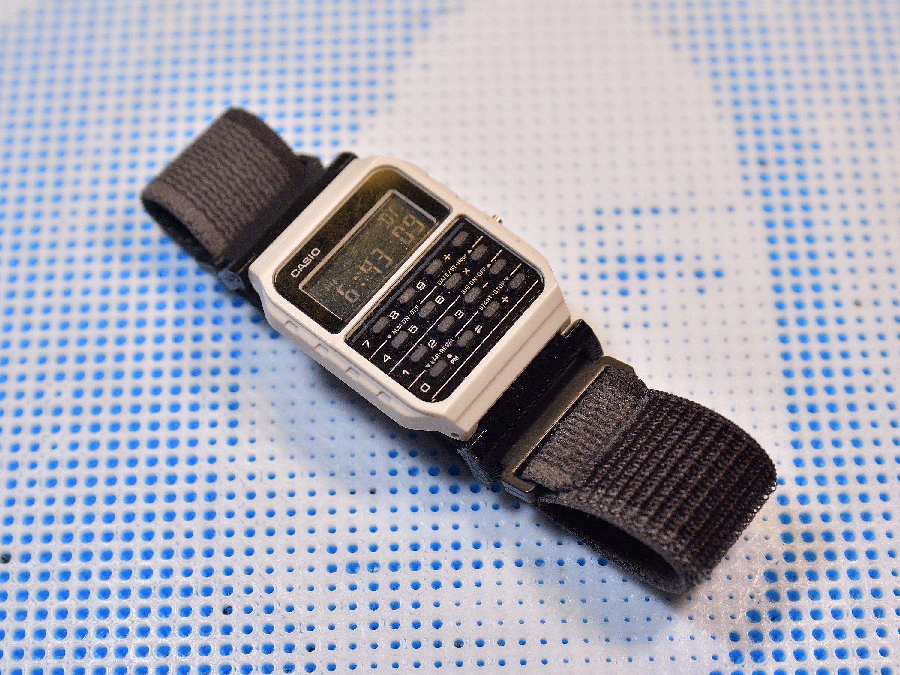 My Store Strap and Band Adapter for Casio CA 53W 19mm Trans White