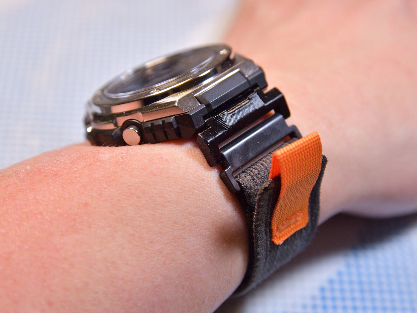 Watch Strap and Band Adapter for Casio MWD-100H Series