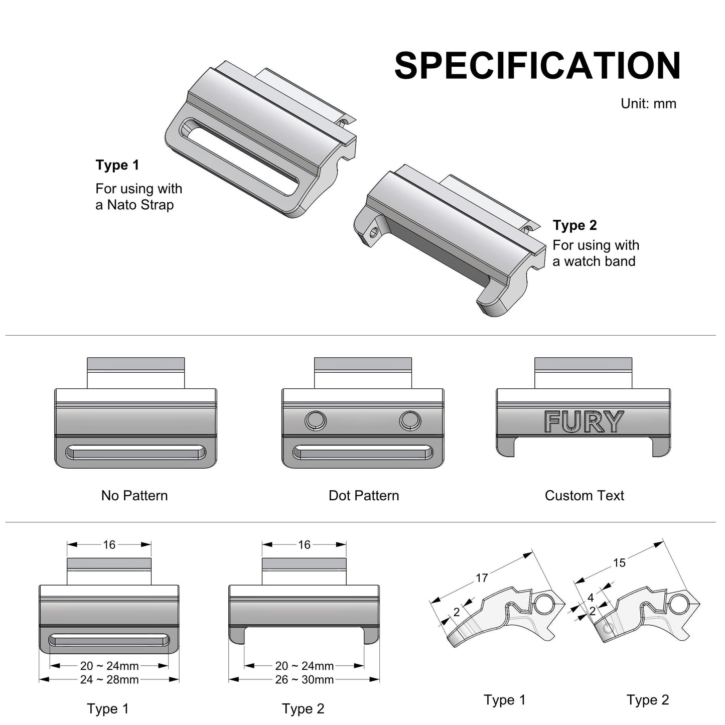 Tough Resin Adapter For G-Shock DW5600,DW5025,DW5000,D5600,G5600,GB5600,DW5030, DW6600, GW6900, DW6900, & Similar Models.