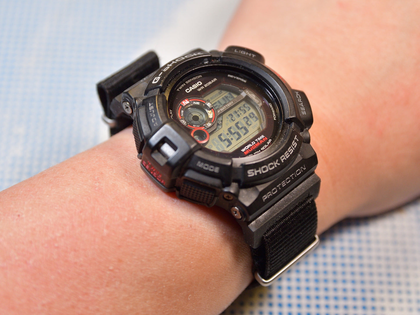 Tough Resin Strap & Band Adapter For G-Shock MUDMAN G9300 series