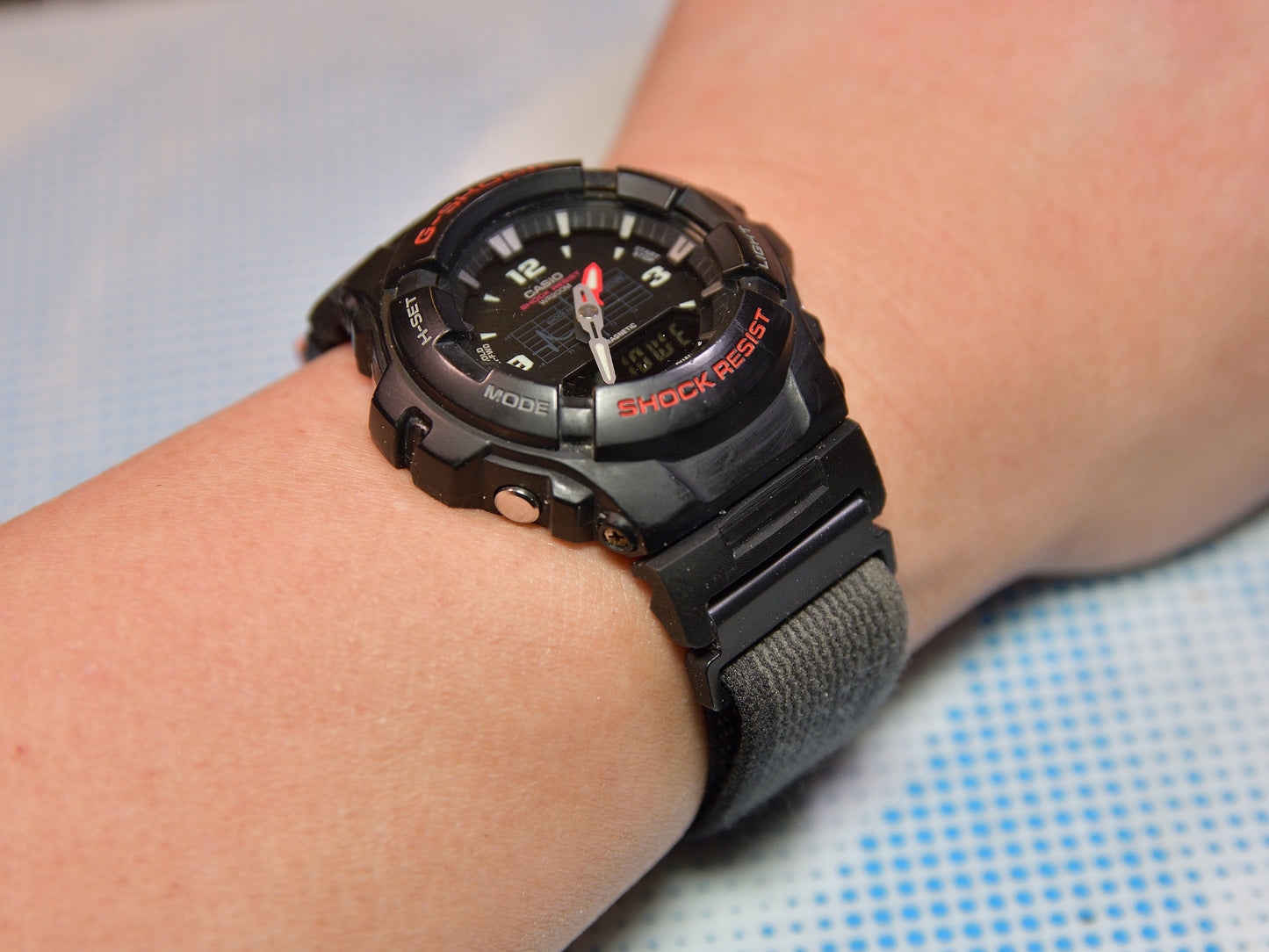 Factory Style Tough Resin Strap and Band adapter for G-Shock G100 Series