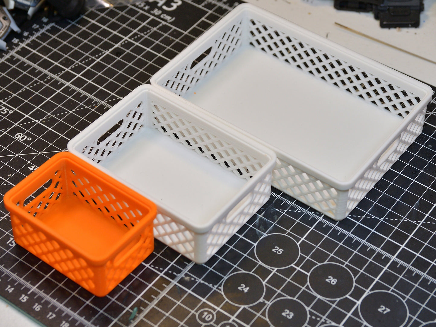 3D Printed Stackable Organizer. Multiple Color Print available