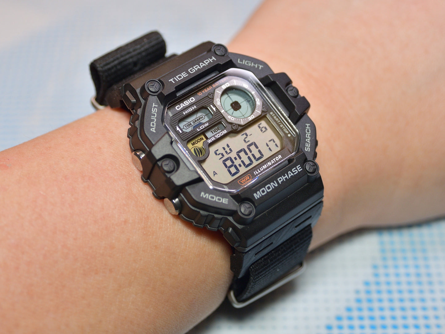 Tough Resin Strap or Band Adapter For CASIO WS1700H