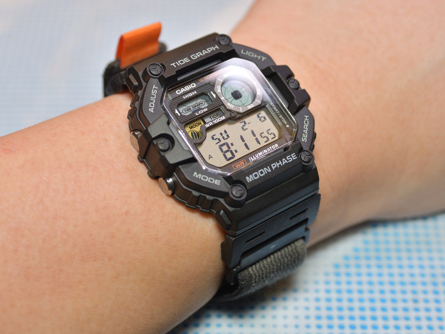 Tough Resin Strap or Band Adapter For CASIO WS1700H