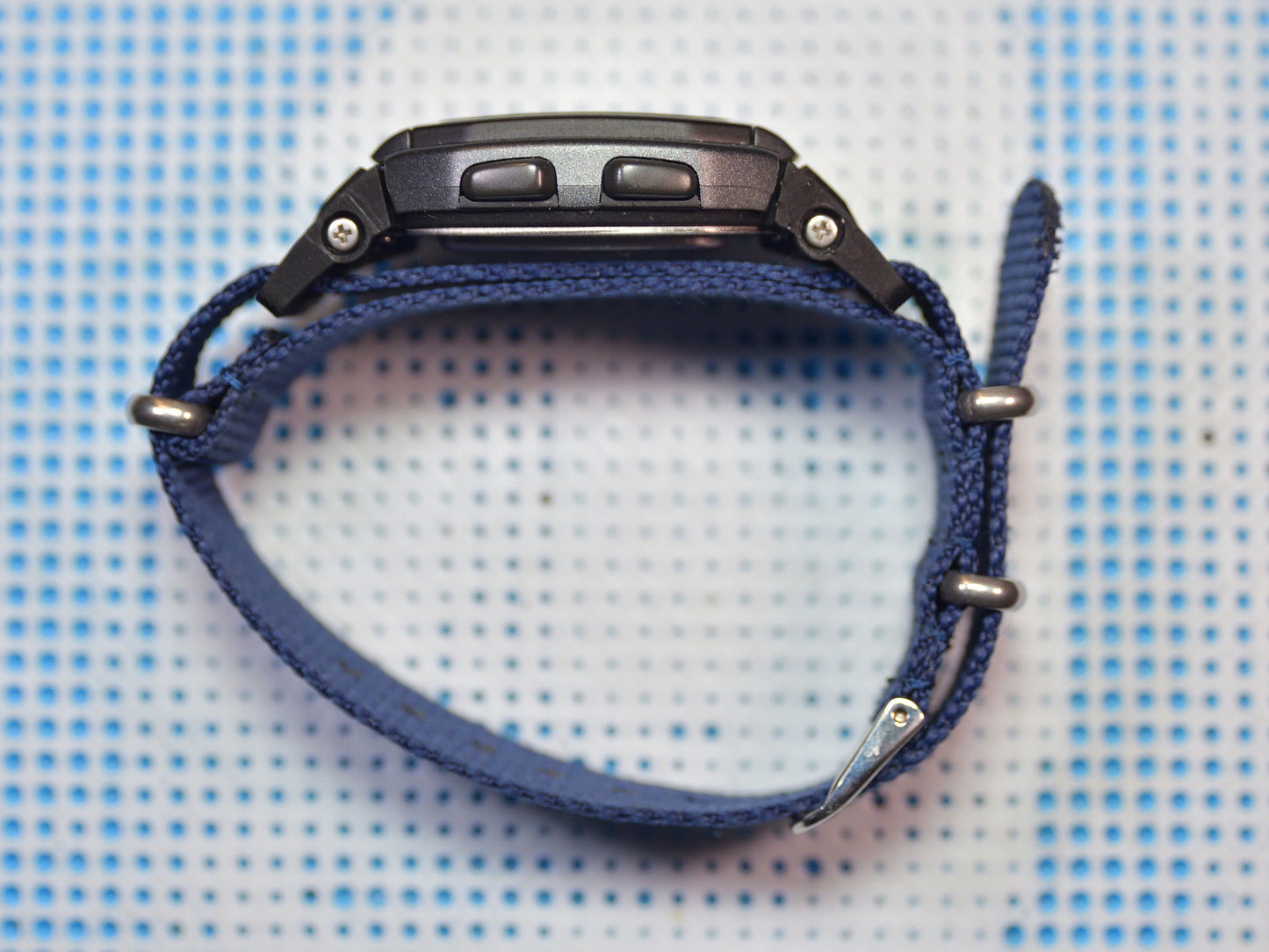 Tough Resin Strap & Band Adapter For Casio Digital W96H Series